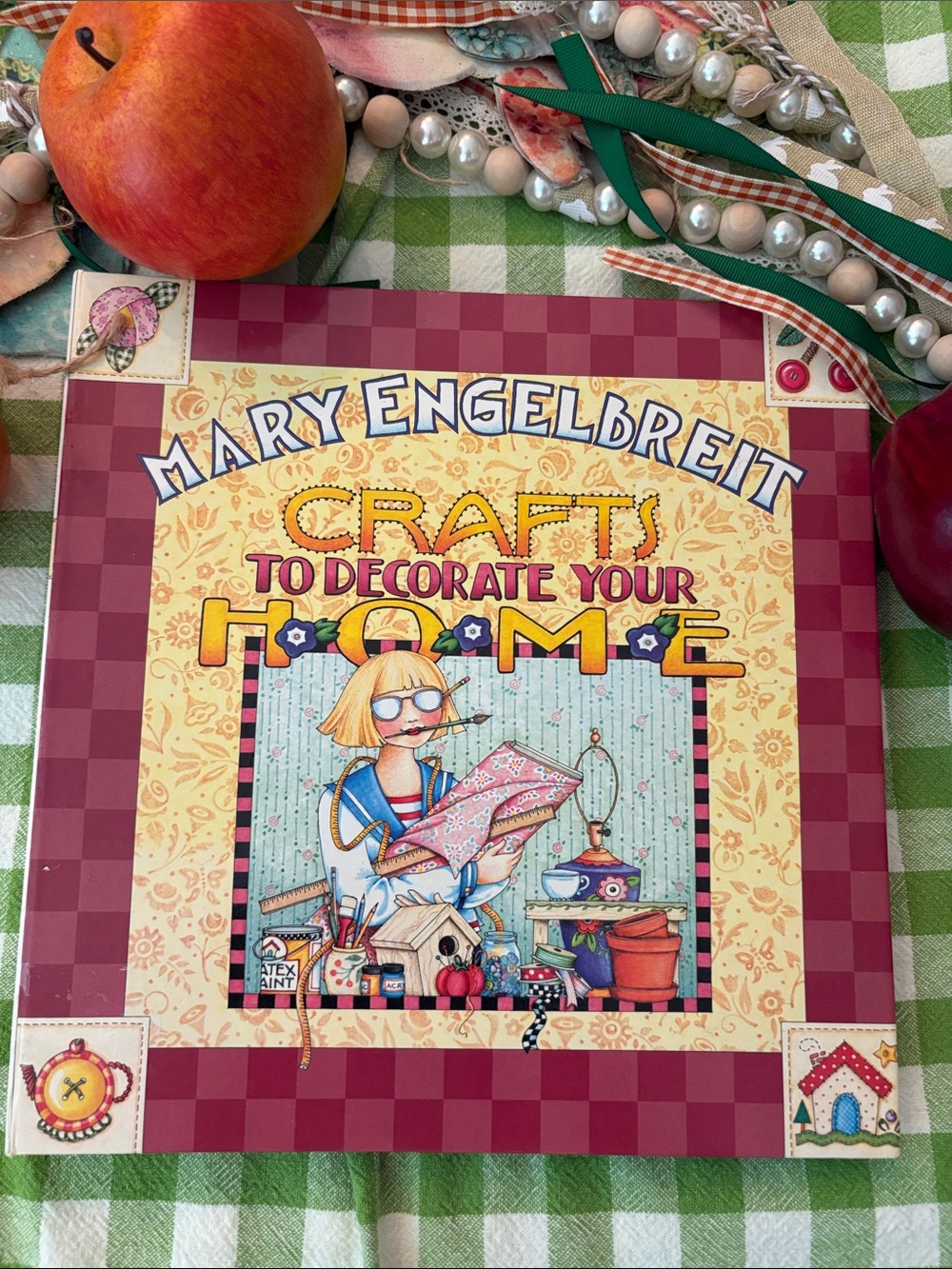 VTG 90’s Mary Engelbreit Craft Decor Ideas Folk Book